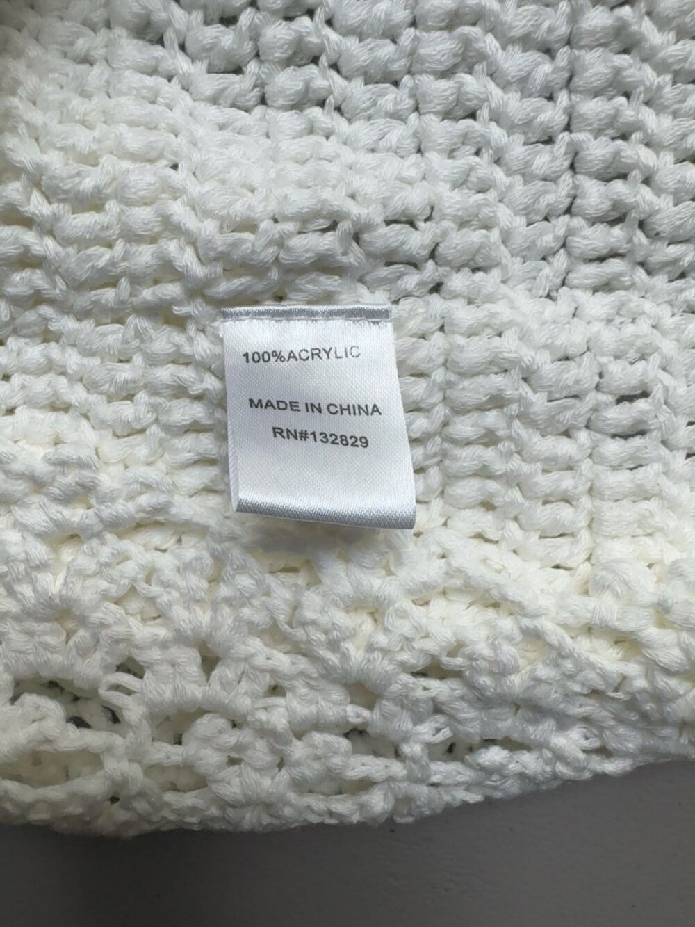 More To Come White Crochet Drawstring Waist Lace Hem Mini Skirt Size S - Picture 5 of 7